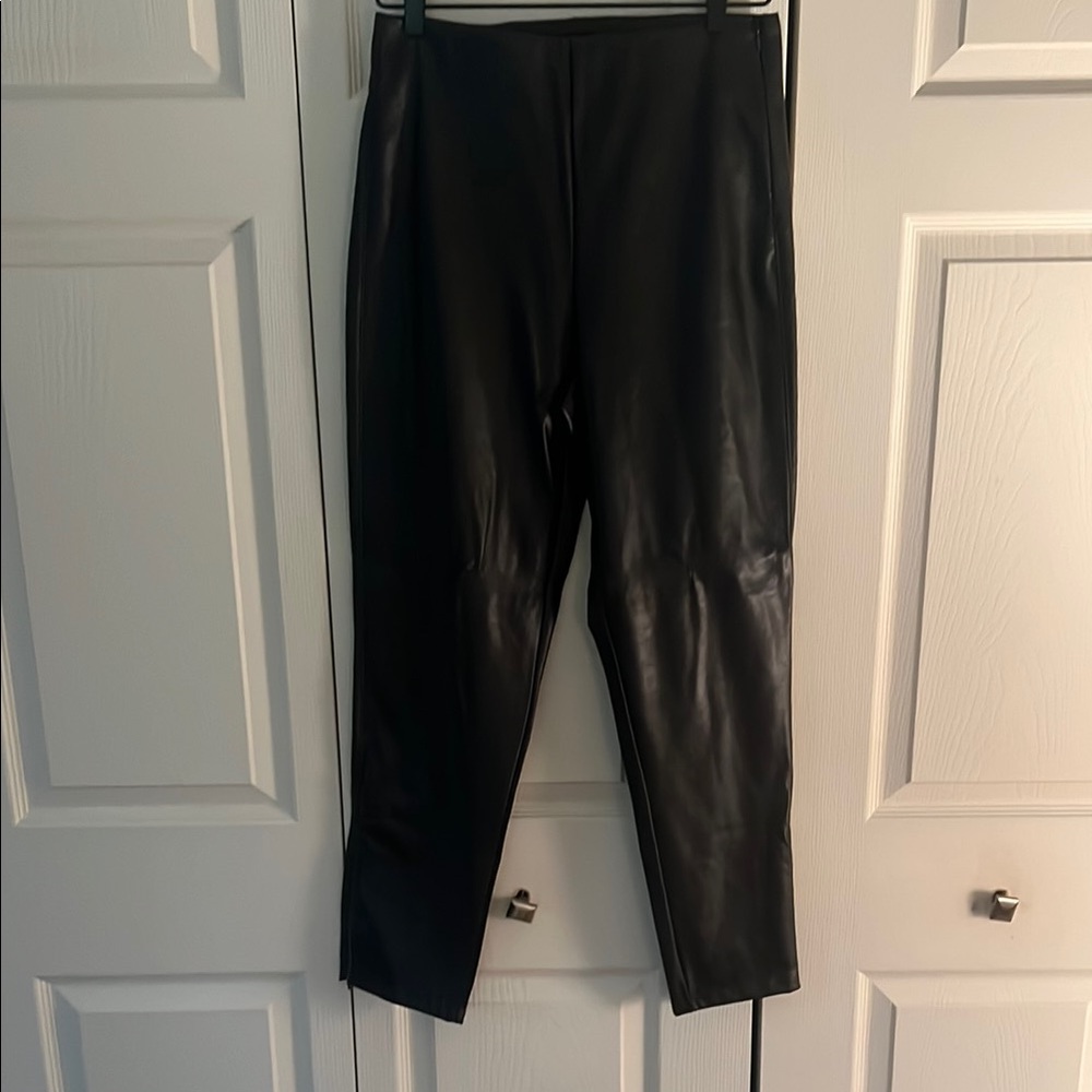 Vegan Leather Skinny Pants